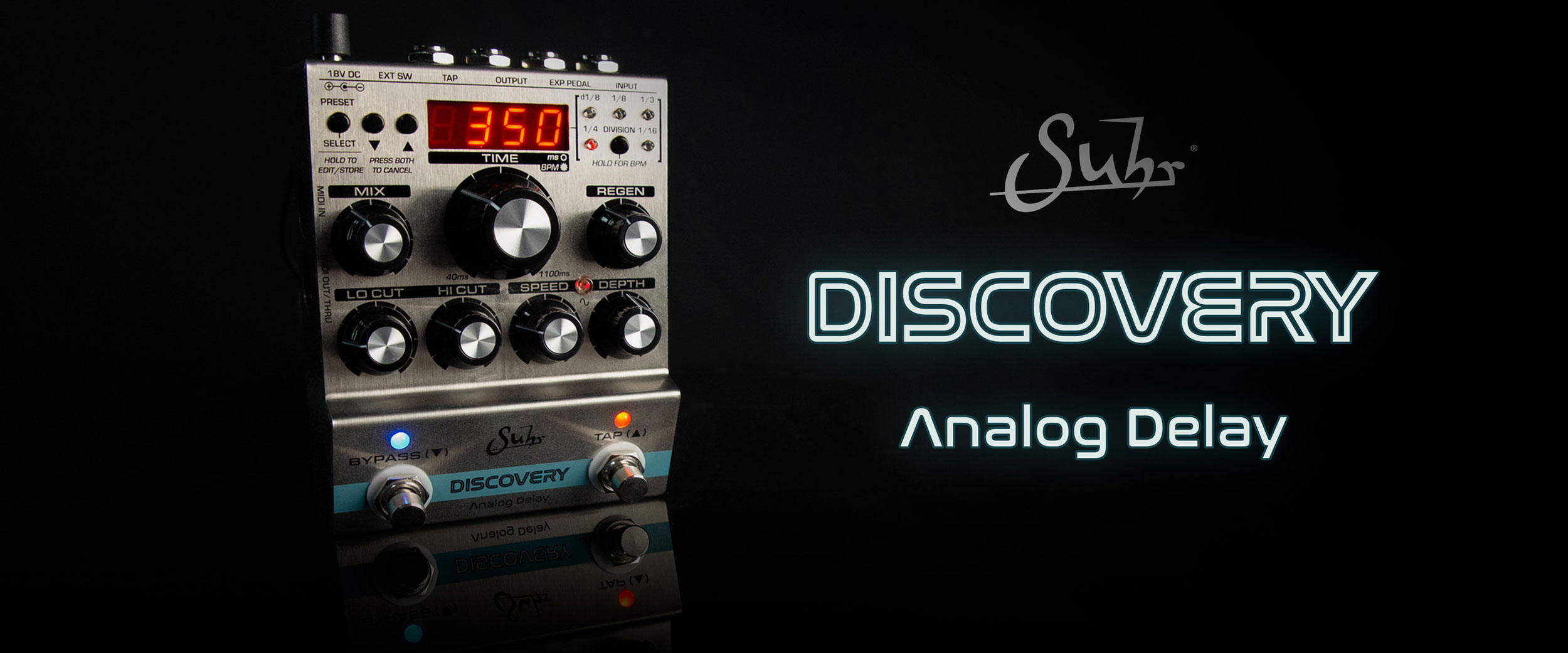 Discovery Header Wide Suhr Discovery Analog Delay